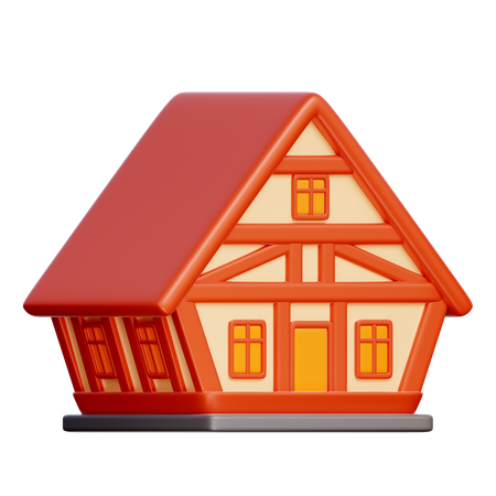 Casa bávara  3D Icon