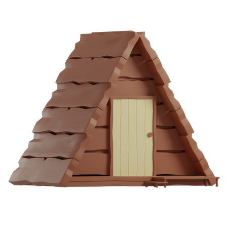 Casa de acampar  3D Illustration
