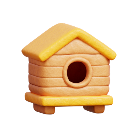 Casa de abejas  3D Icon