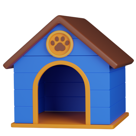 Casa de animais de estimação  3D Icon