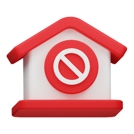 Casa de bloco  3D Icon