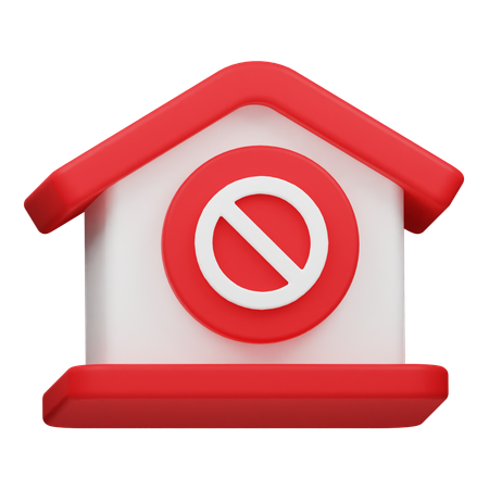 Casa de bloques  3D Icon