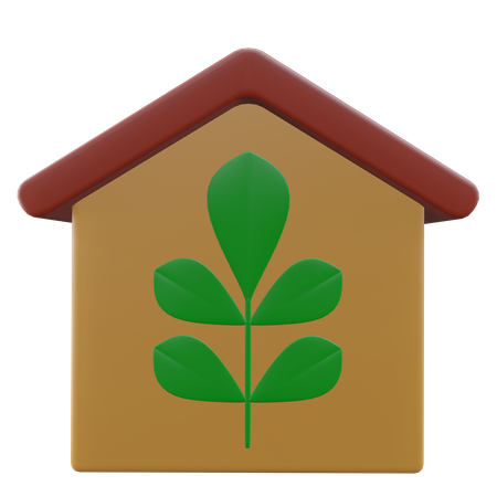 Casa de cultivo  3D Icon