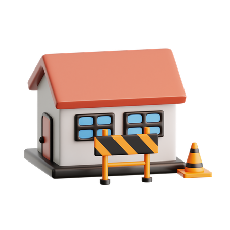 Casa de construção  3D Icon