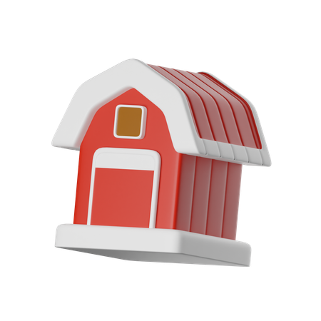 Casa de fazenda  3D Icon