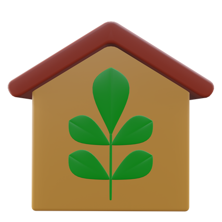 Casa agrícola  3D Icon