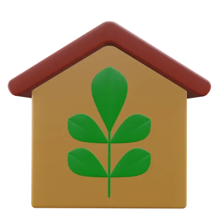 Casa agrícola  3D Icon