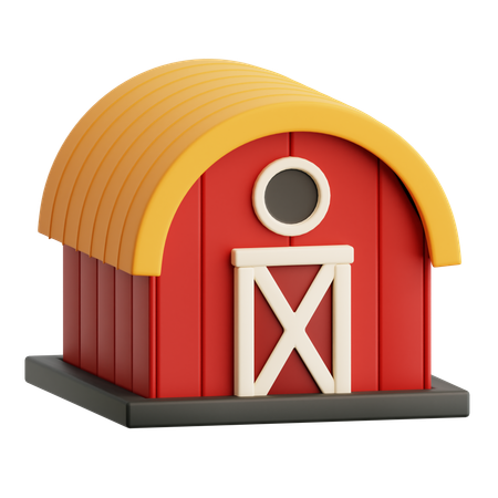 Casa de fazenda  3D Icon