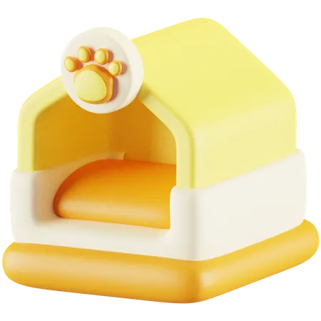 Casa del gato  3D Icon