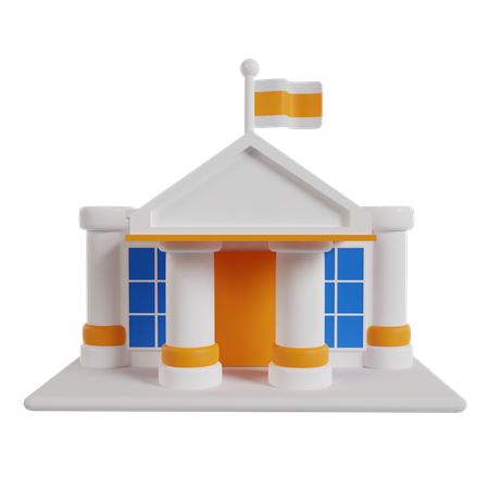 Casa de Gobierno  3D Icon