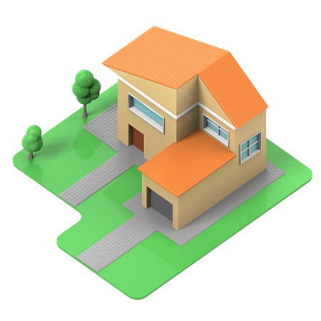 Casa de Campo  3D Illustration