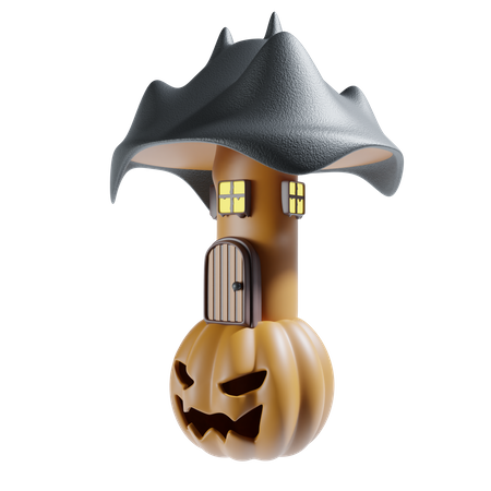 Casa de halloween  3D Icon