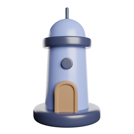 Casa de la luz  3D Icon