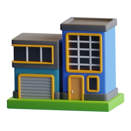 Casa lujosa  3D Icon