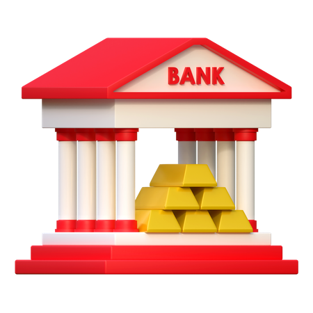 Casa depositária  3D Icon