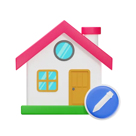 Editar casa  3D Icon