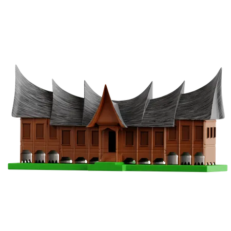 Casa gadang  3D Icon