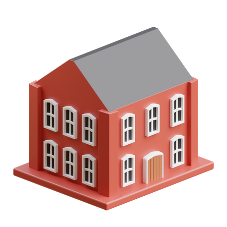 Casa holandesa  3D Icon