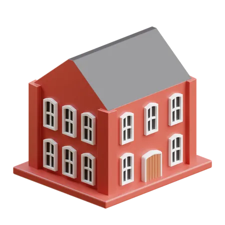 Casa holandesa  3D Icon