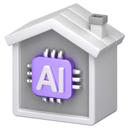 Casa inteligente  3D Icon