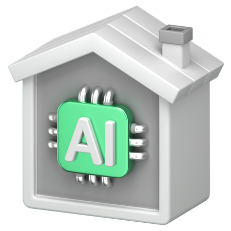 Casa inteligente  3D Icon