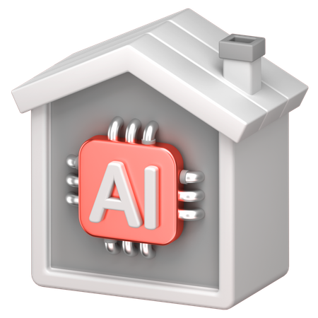 Casa inteligente  3D Icon