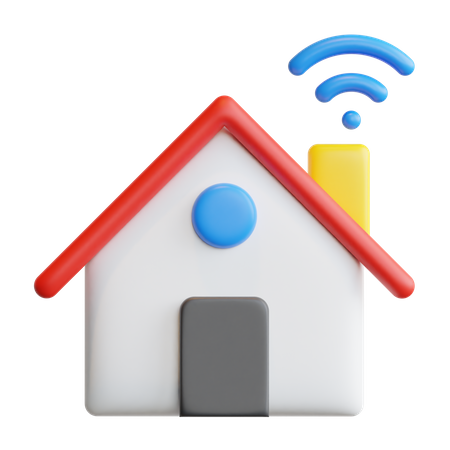Casa inteligente  3D Icon