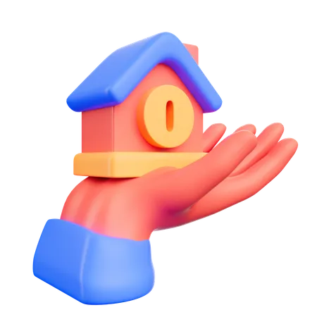 Casa laon  3D Icon