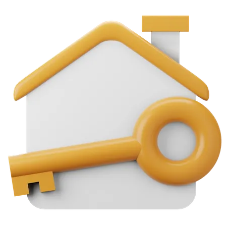 Casa clave  3D Icon