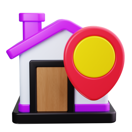 Localização da casa  3D Icon