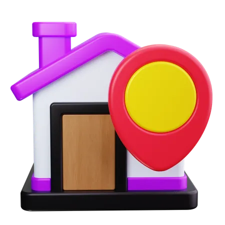 Localização da casa  3D Icon