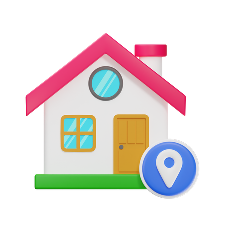 Localização da casa  3D Icon