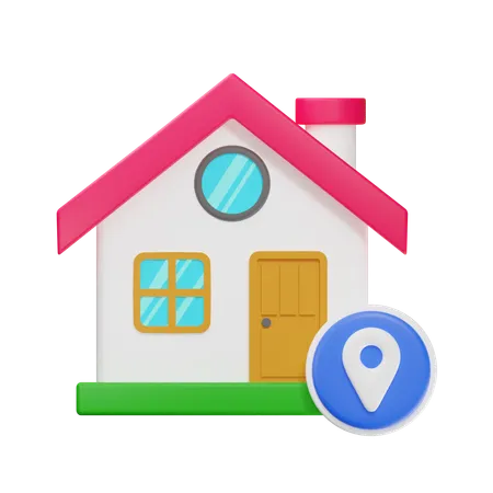 Localização da casa  3D Icon