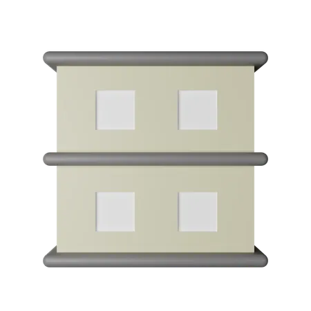 Casa multifamiliar  3D Icon