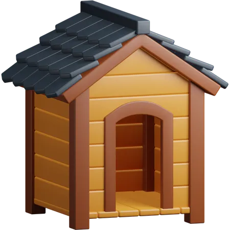 Casa de mascotas  3D Icon