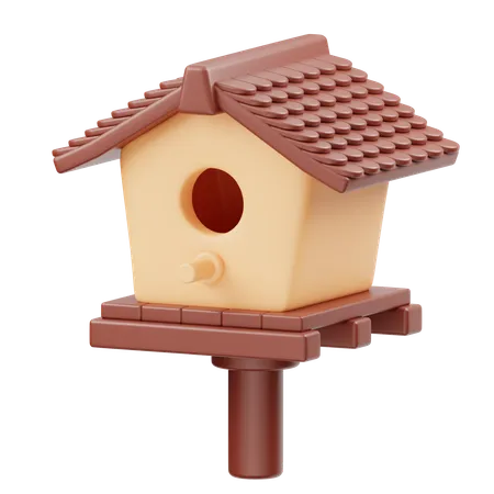 Casa del pájaro  3D Icon