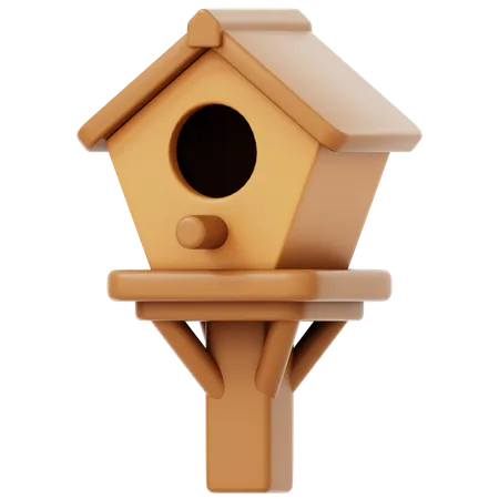 Casa del pájaro  3D Icon