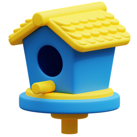 Casa del pájaro  3D Icon