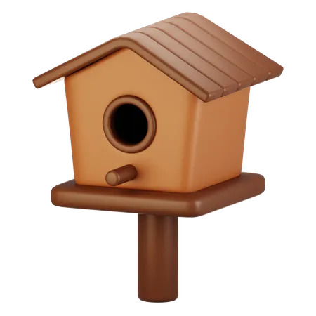 Casa del pájaro  3D Icon