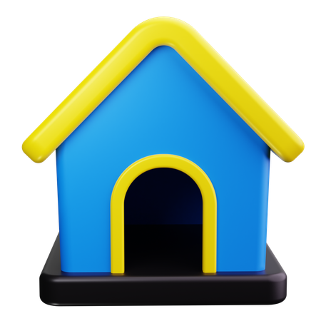 Casa para perros casa para mascotas  3D Icon