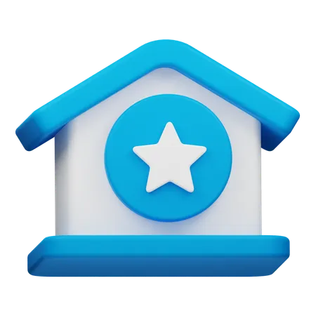 Casa premium  3D Icon