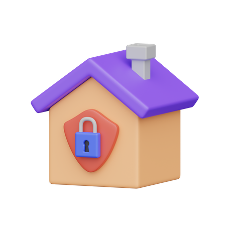 Proteccion de la casa  3D Icon