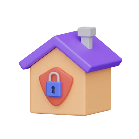 Proteccion de la casa  3D Icon