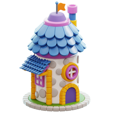 Torre da casa  3D Icon