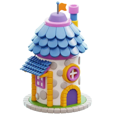 Torre de la casa  3D Icon