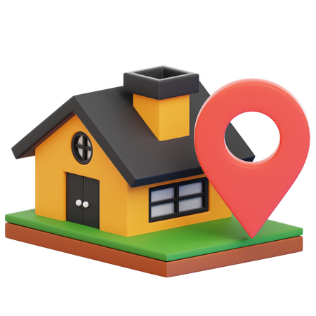 Ubicación de la casa  3D Icon