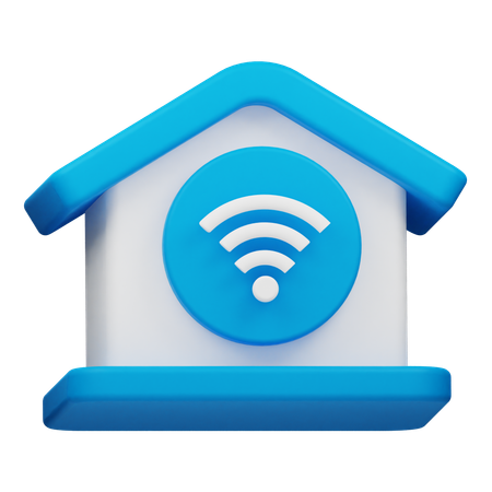 Wi-fi doméstico  3D Icon