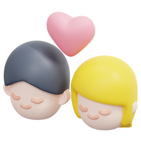 Casal de noivos  3D Icon