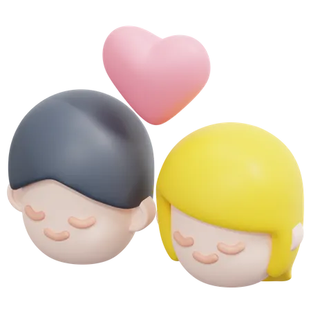 Casal de noivos  3D Icon