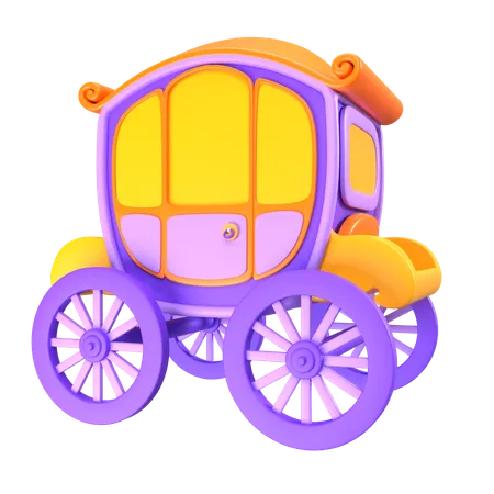 Carro de casamento  3D Icon